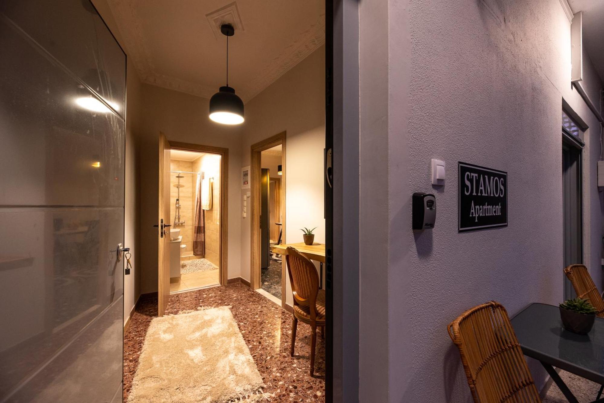 Stamos Apartment Airport Spáta Exterior foto