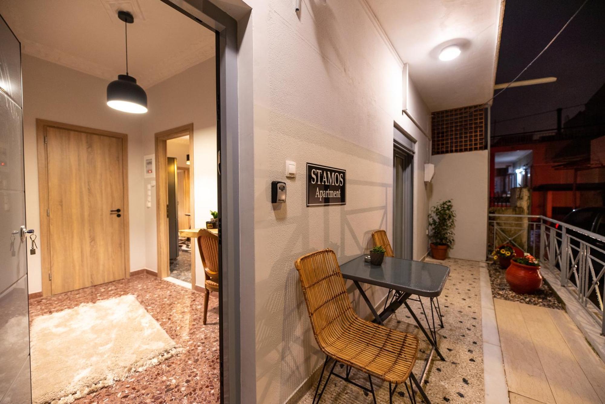 Stamos Apartment Airport Spáta Exterior foto